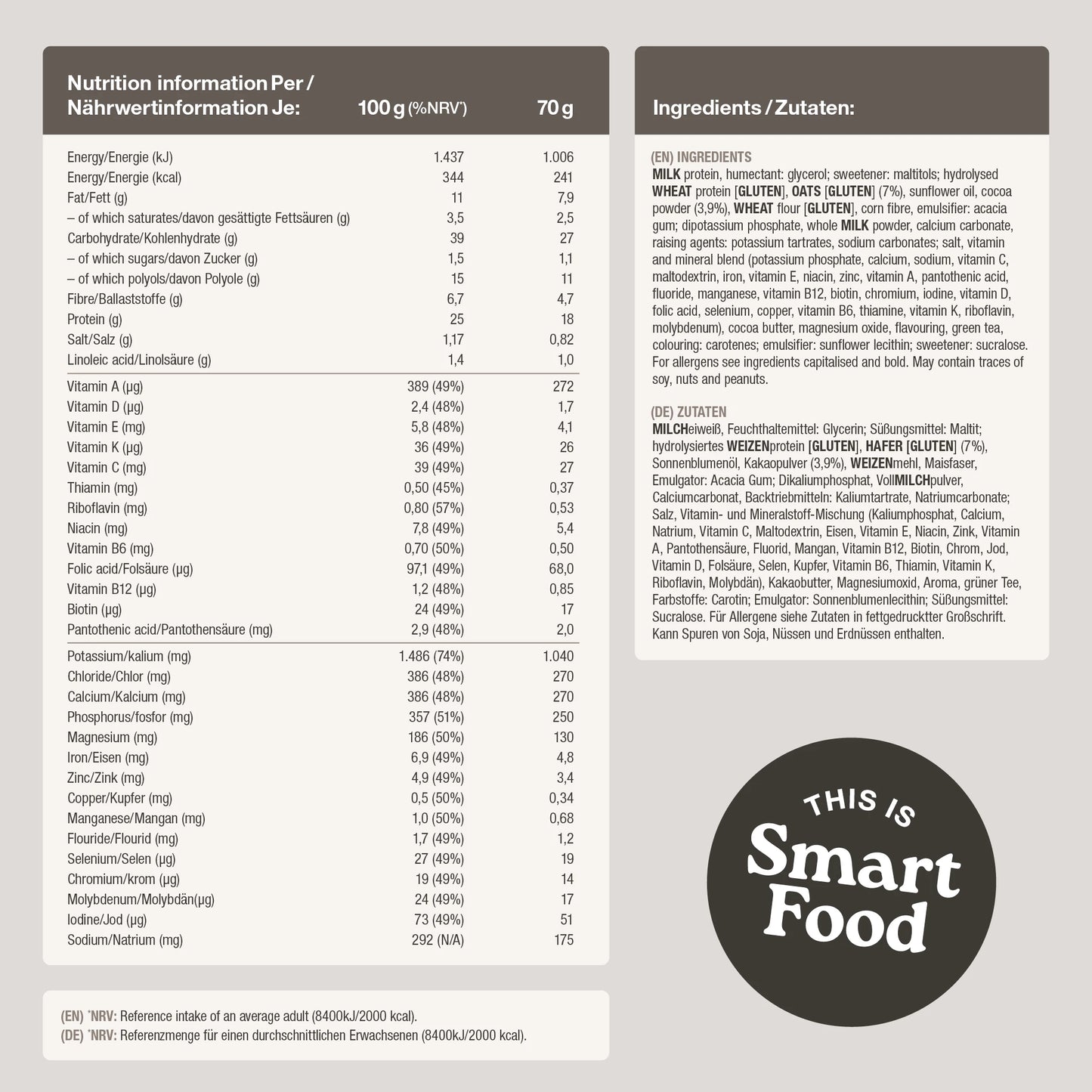 Cookies & Cream küpsis - 1 toidukord