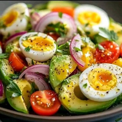 Kõrge valgusisaldusega värvikas ja värske salat