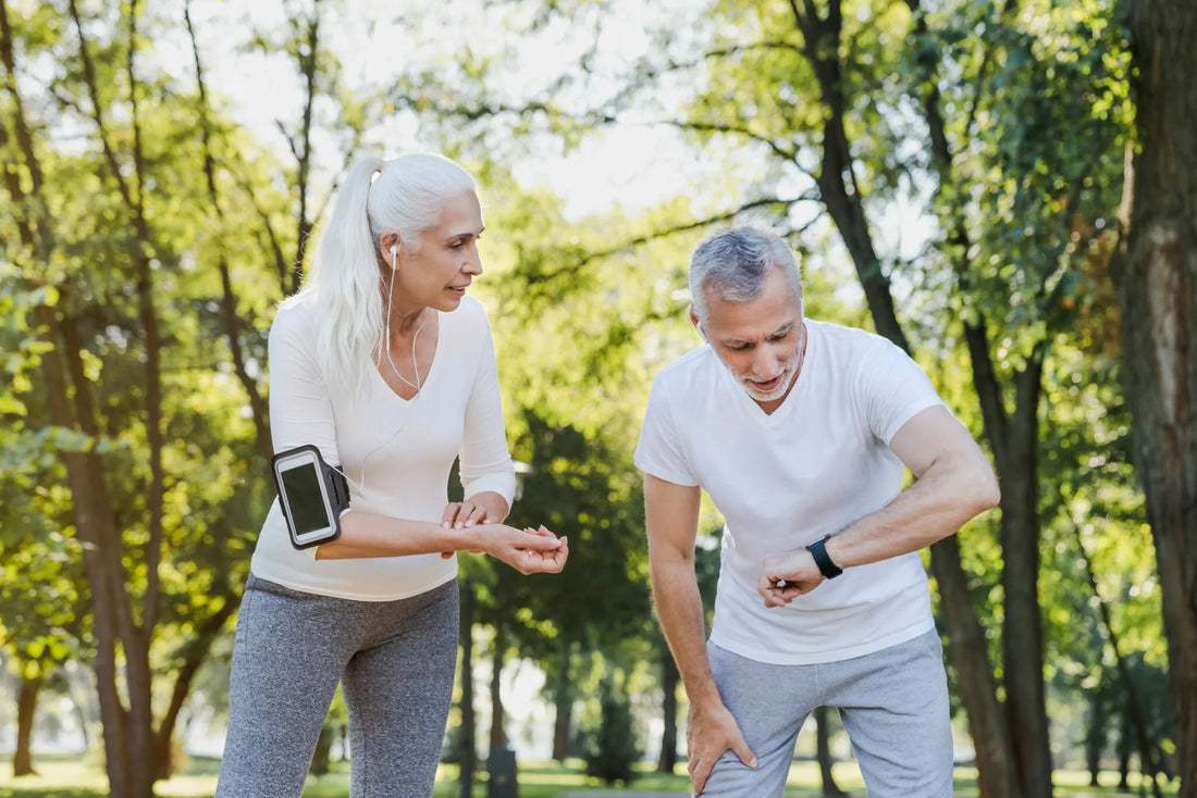 2 persons exercising