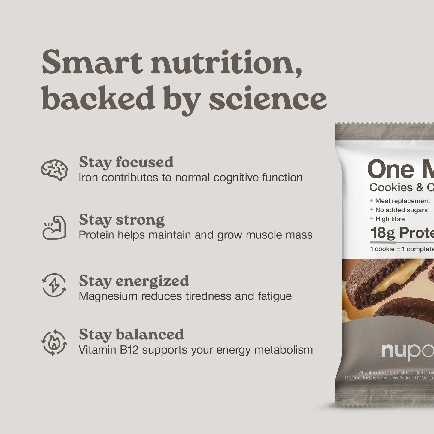 Cookies & Cream küpsis - 1 toidukord